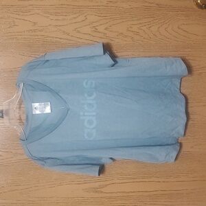 Women's ashgreen V-neck Tee